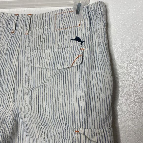 TOMMY BAHAMA Men’s Cotton/ Tencel Lyocell Blend Cargo Short Pants Size 34” - Picture 5 of 13